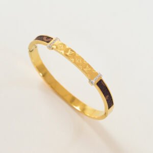 Gold-Plated Stainless Steel Bangle