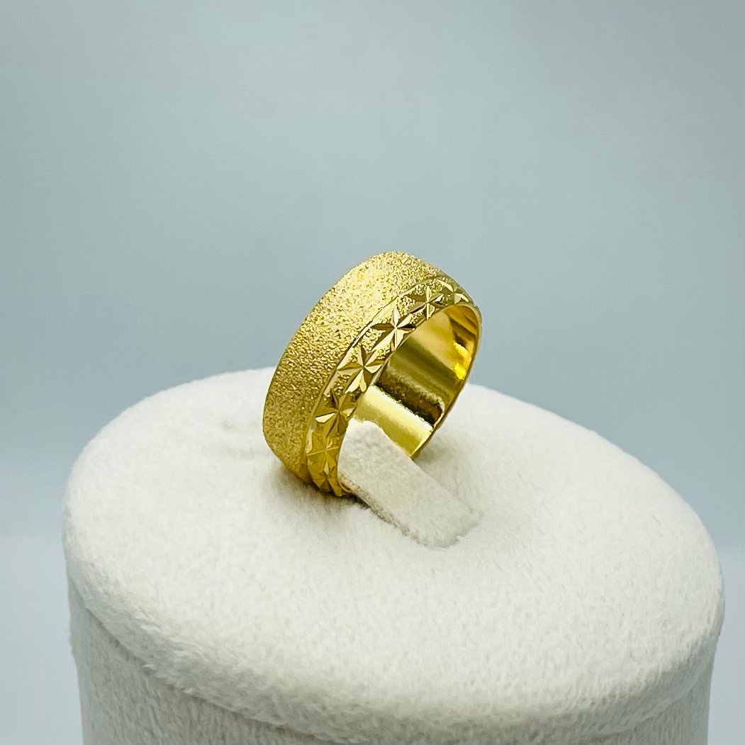 Gold-Plated Stainless Steel Ring - Image 2