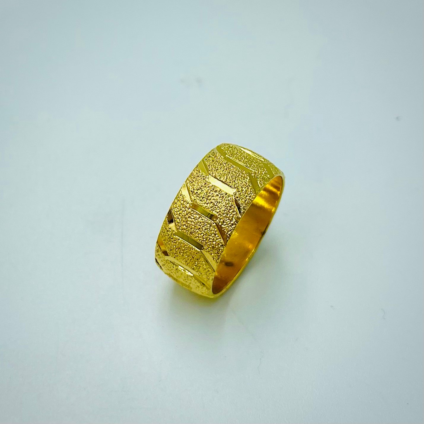 Gold-Plated Stainless Steel Ring