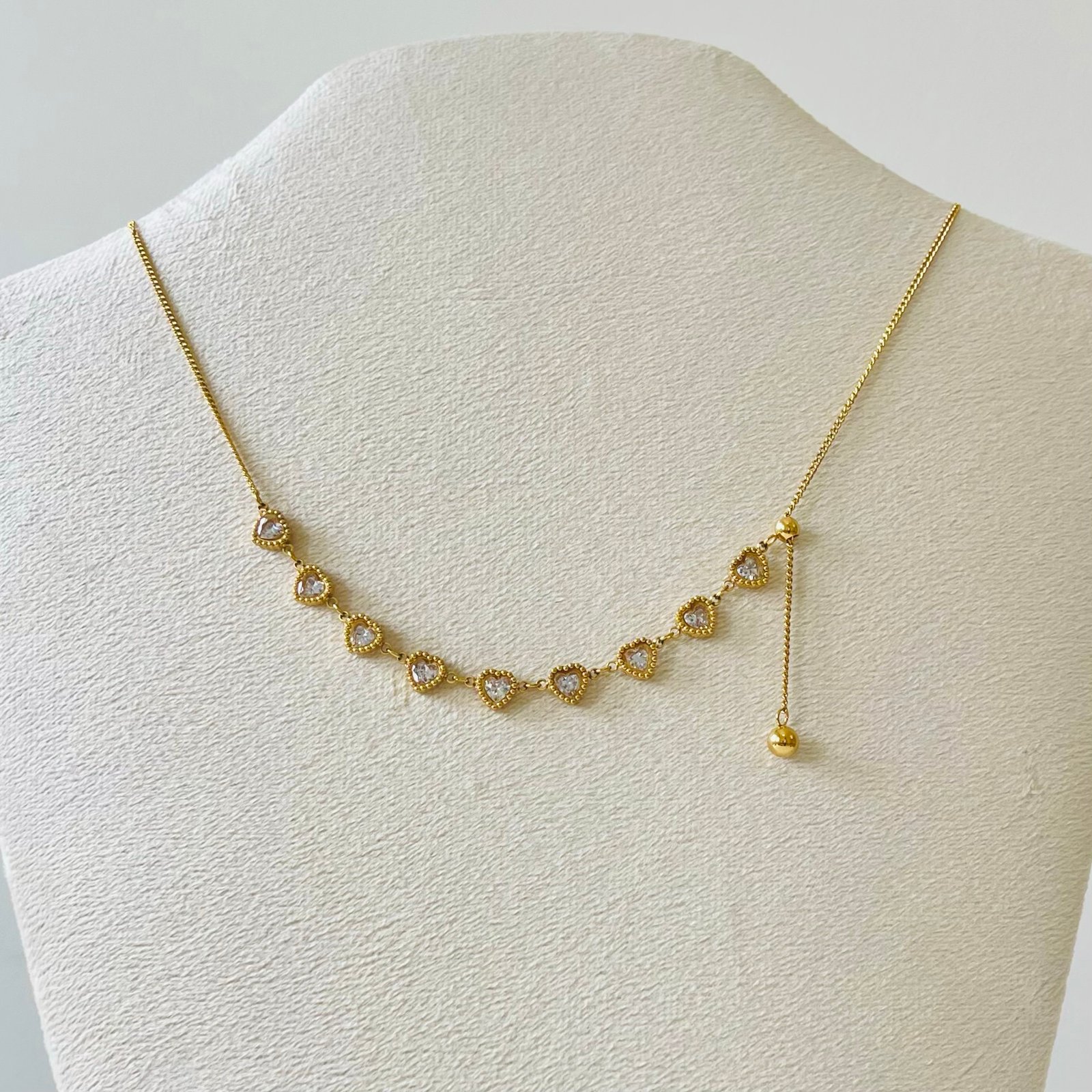 Stainless Hearts Necklace - Image 3