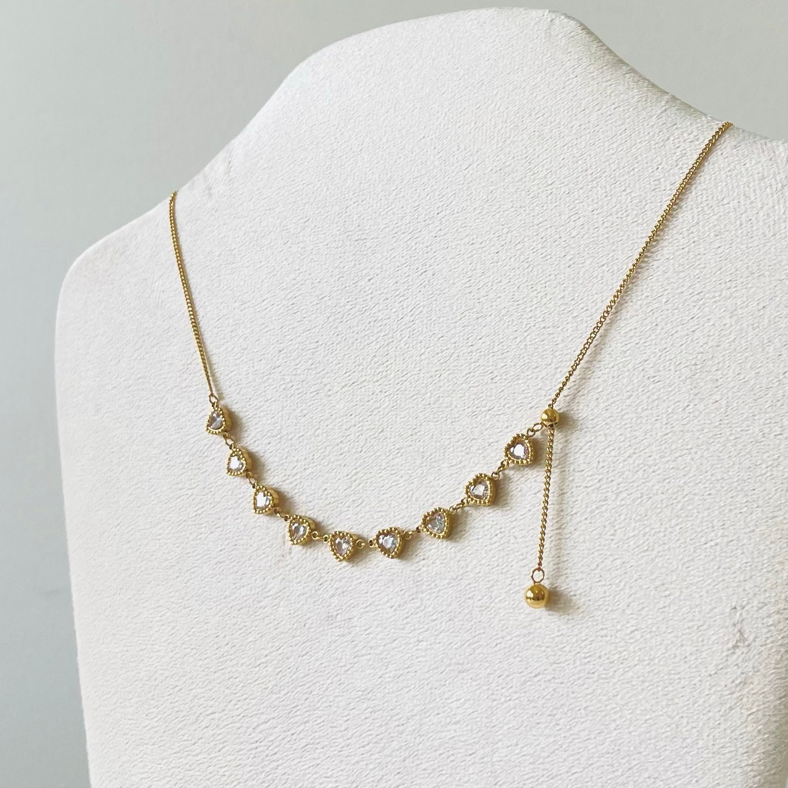 Stainless Hearts Necklace