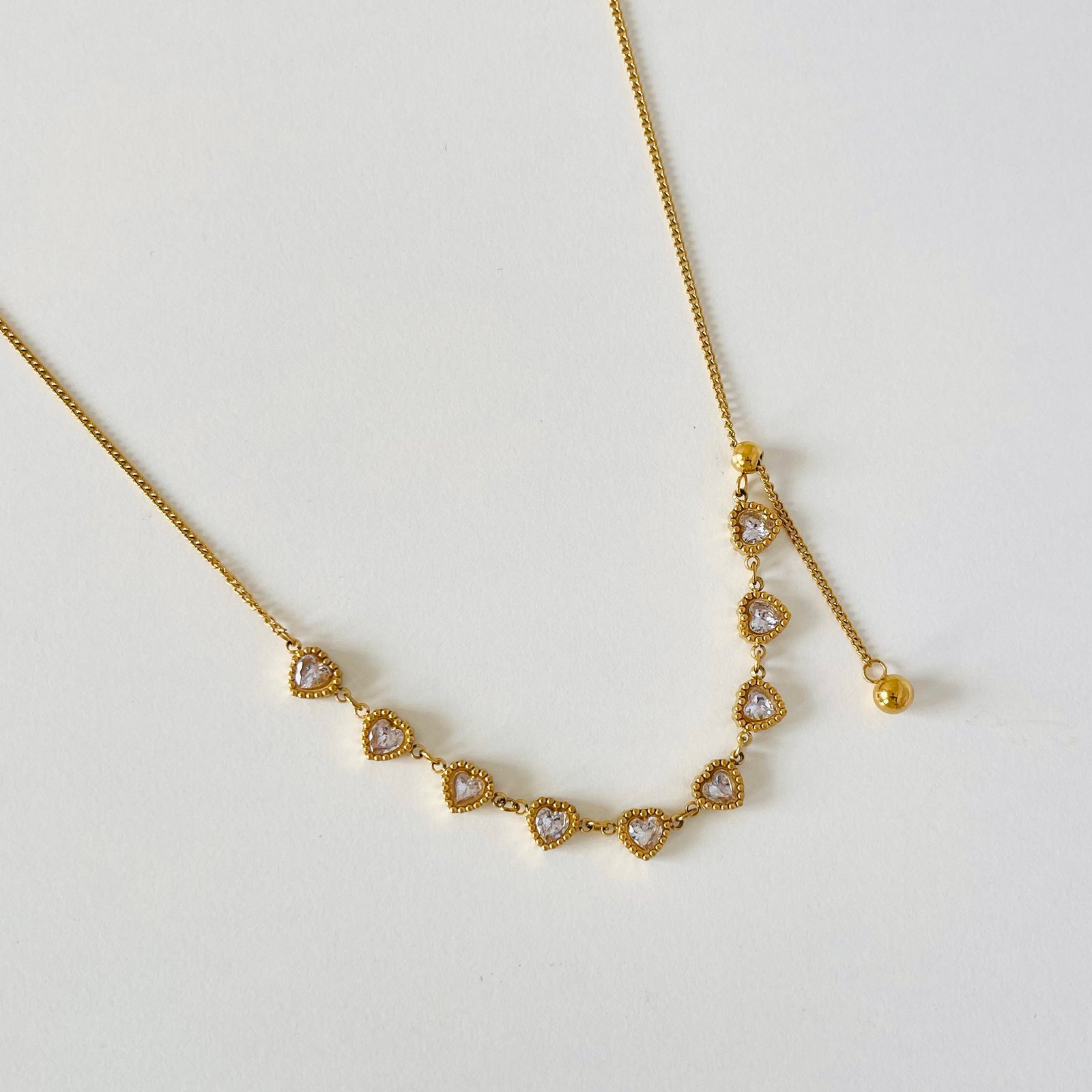 Stainless Hearts Necklace - Image 2